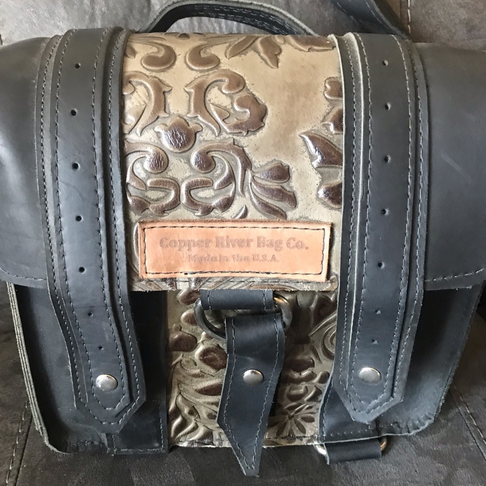Leather Camera Bag Copper River